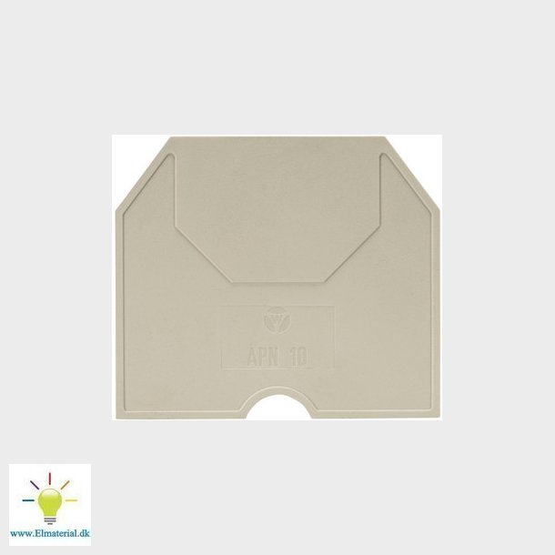 Endeplade APN 10/V0 gr