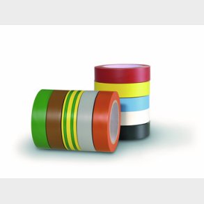 HelaTape Flex 15 mm x 10 m 10 rullar i olika f&auml;rger