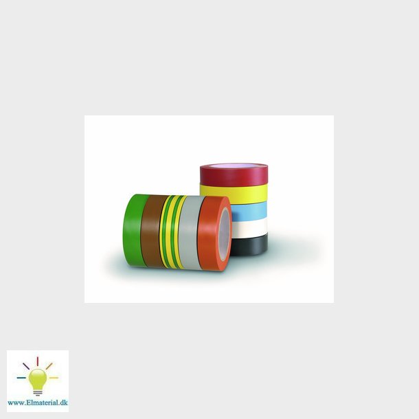 HelaTape Flex 15 mm x 10 m 10 rullar i olika f&auml;rger