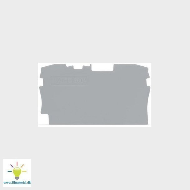 Ende- og mellemplade 1 mm, gr 2004-1291