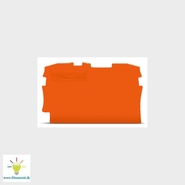 Ende- og mellemplade orange 2000-1292