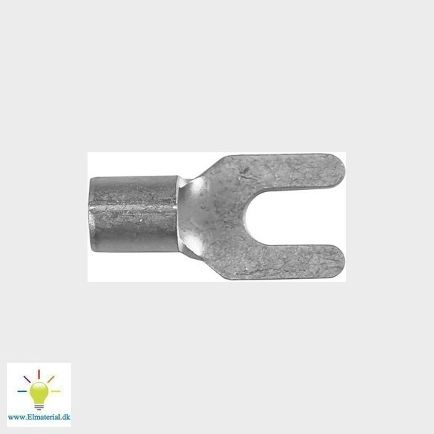 Uisoleret gaffelkabelsko B9953G, 10mm2, M5