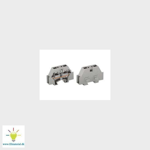 Miniklemme 2-L 2,5Q ende orange   261-326