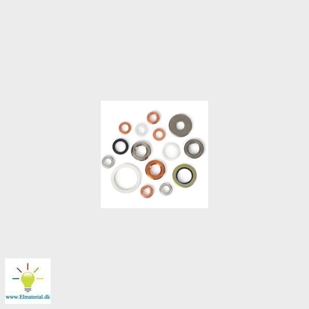 910.17 Flad Pakning til G1/4 Fiber EN837-1