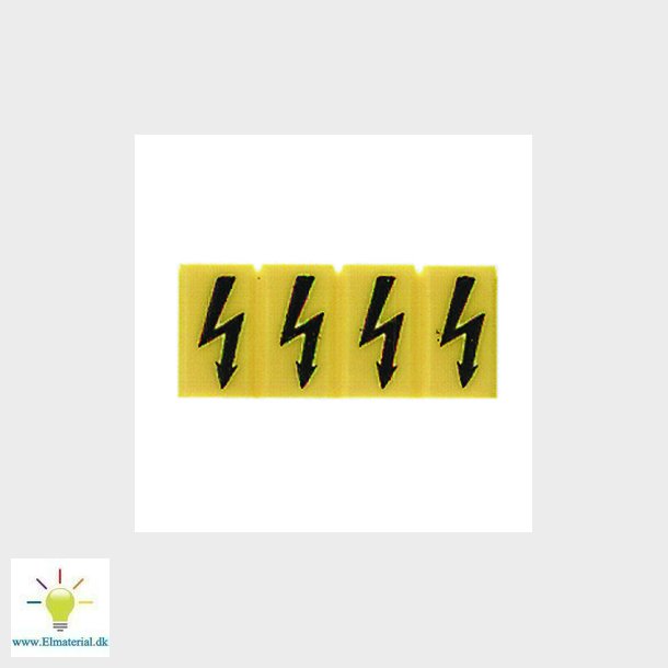 Afdkning ZAD3/4 gul med pil 160912