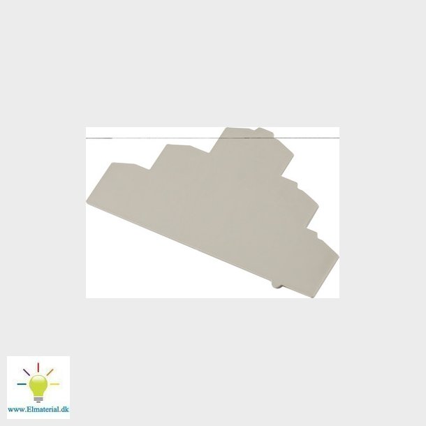 Endeplade ZAP/ZDLD2,5 178234 El og vvs materialer