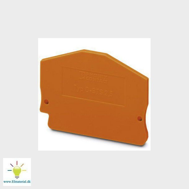 Endeplade D-STS 2,5 OG