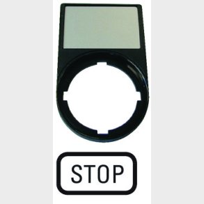 M22S-ST-X - Skylth�llare 50mm h&ouml;g, svart