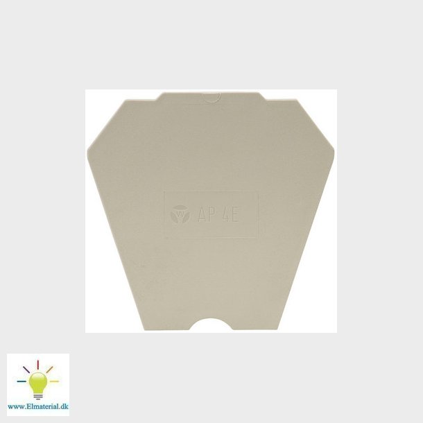 Endeplade AP 4E/V0 gr