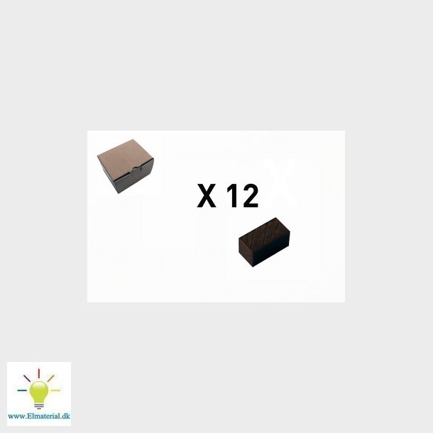 12 Isolationsstykke, Cu 10x10 skinnedeling 0061-0010Q1