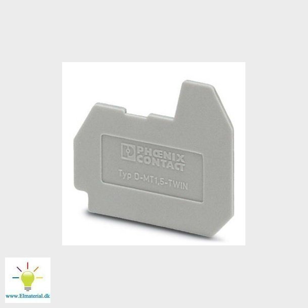 Endeplade D-MT 1,5-TWIN