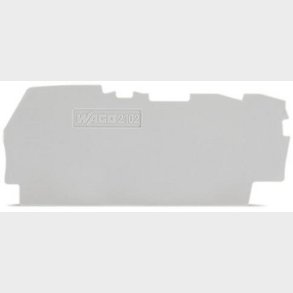 &Auml;nd- och mittplatta 0,8 mm f&ouml;r 3-ledarkl&auml;mmor, gr�