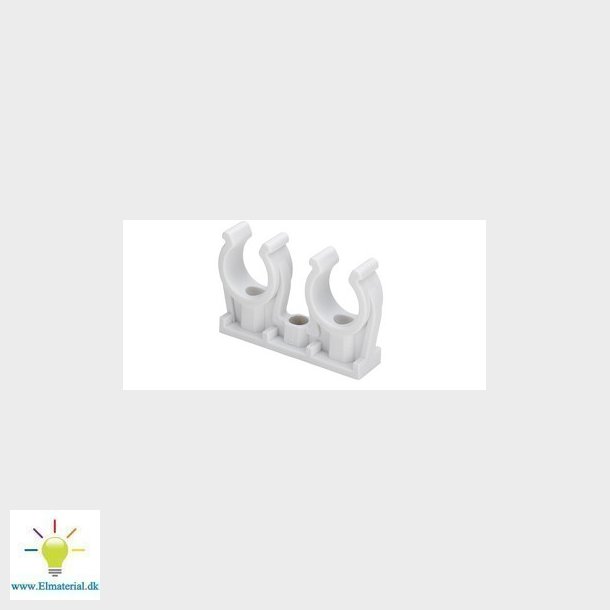 Viega rrbrer dobbelt 6 mm kunststof hvid