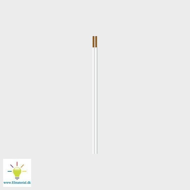 Hjttalerledning PVTU 2X0,38 hvid med FINNE