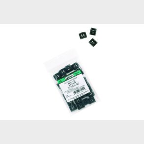 Bindhuvud acetalsvart UV, 8,4mm