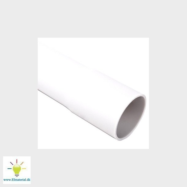 Plastrr UNITE 16 mm PVC hvid L=3M med muffe