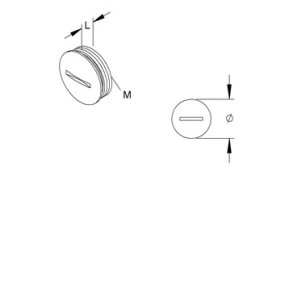 Blindplugg M16 m&auml;ssing