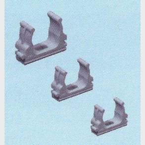 Clips f&ouml;r kabelmatare � 20 med skruvh�l