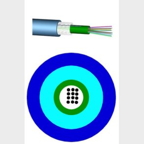 Fiberkabel Unitube 12XOS2 LSZH