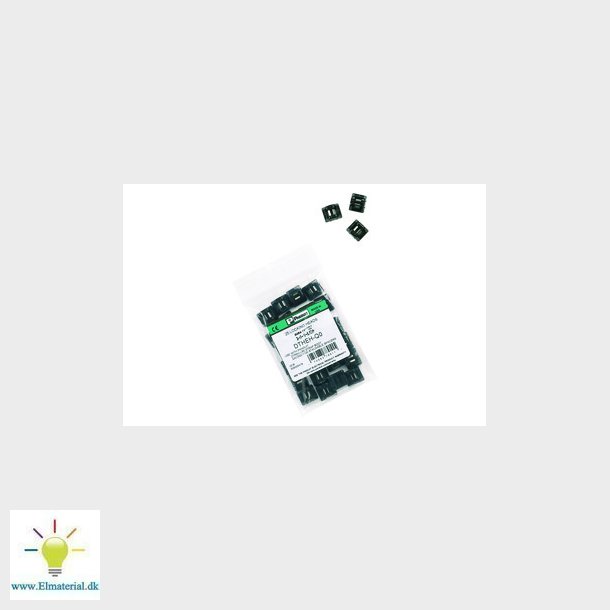 Binderhoved acetal sort UV,12,7mm