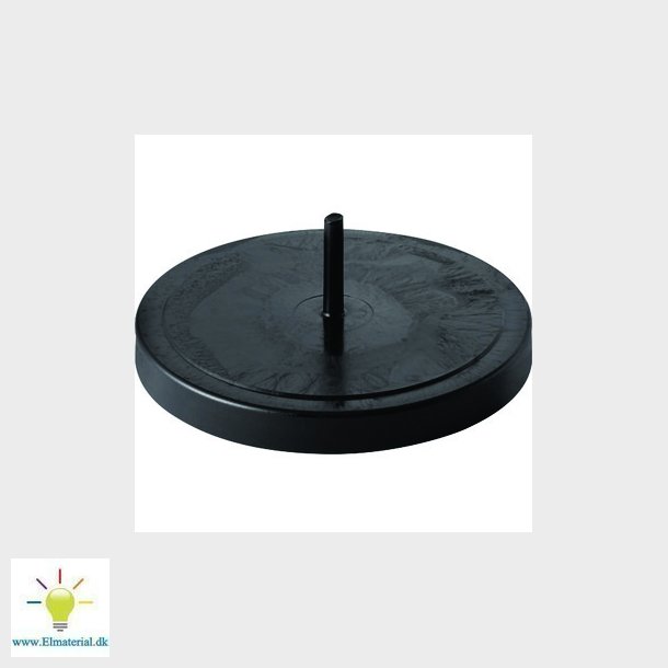 PEH afdkningsstykke Geberit,  32 mm t/svejsning, sort