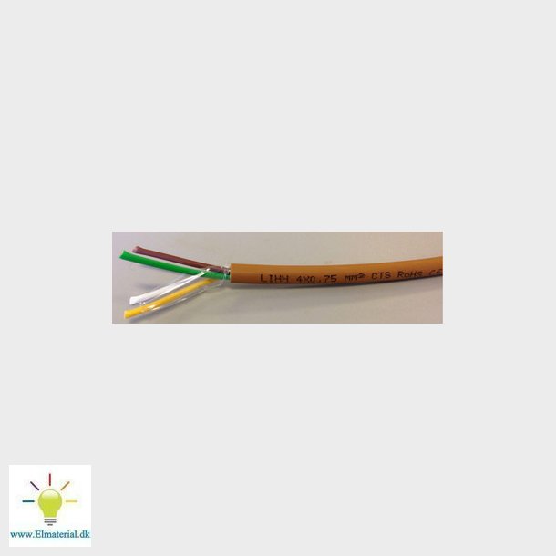 Multikabel LIHH brun 3X0,75 CTS AFM ej UV bestandig