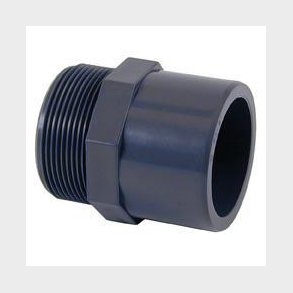 PVC g&auml;ngad nippel 25mm x 34