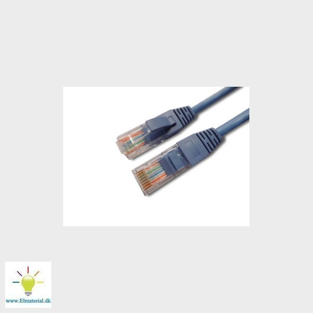 Patchkabel kat 5E UTP 0,5M LSZH bl