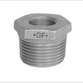 Nippelhylsa svart koncentrisk 3/4 x 1/2