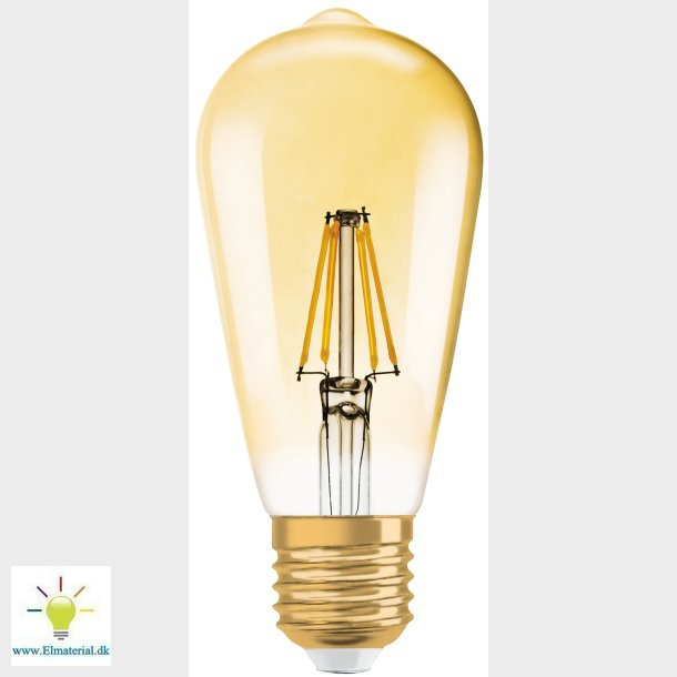 1906 Edison 7,5W E27 Guld D