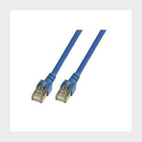Patchkabel SF/UTP C.5e PVC 0,5m bl�