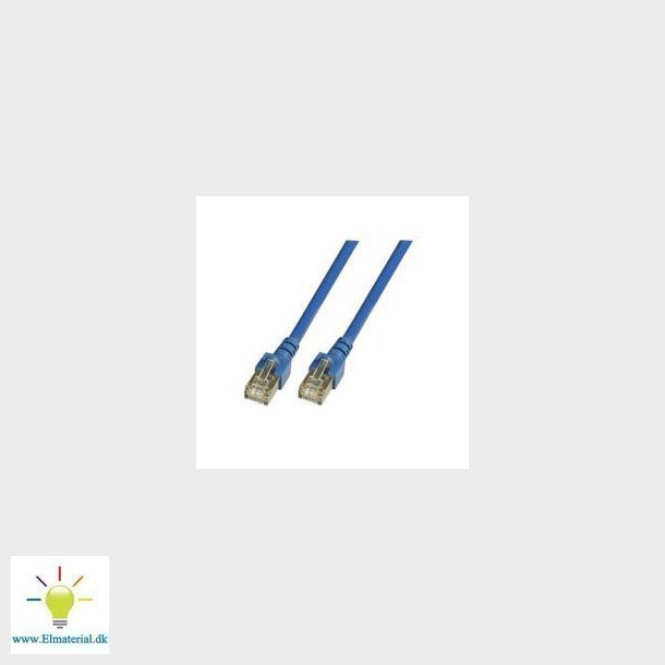 Patchkabel SF/UTP C.5e PVC 0,5m bl�