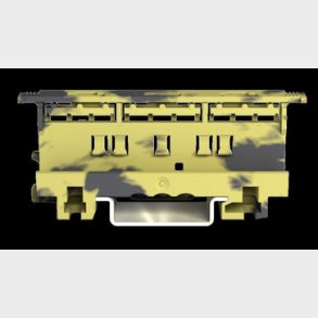 Adapter f&ouml;r serie 221 4mm2 svart/gul