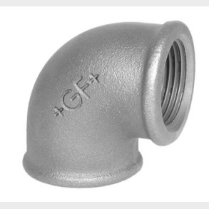 Vinkel 90&deg; svart hylsa/hylsa 3/4