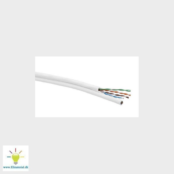 Datakabel KAT5E U/UTP LSF/OH IEC 332.1 - Euro Class Eca dobbelt hvid T500 Leviton (Brand-Rex)