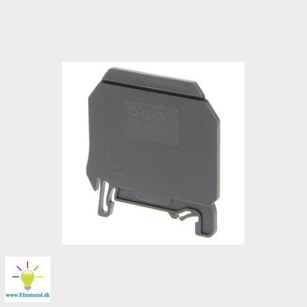 Partition til klemrkker 2,5 mm2 til 10 mm2 skrue modeller XW5Z-S2.5PT