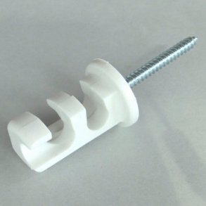 Pendelophng med skrue hvid