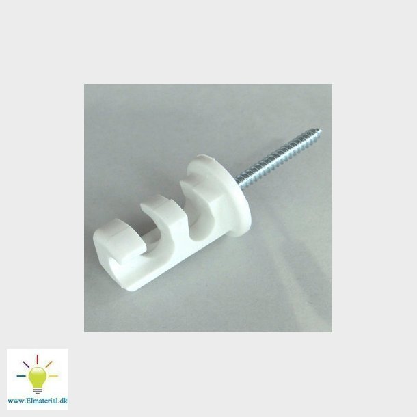 Pendelophng med skrue hvid