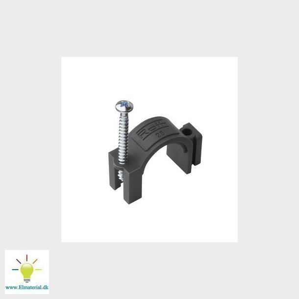 Roth klammer 28 mm inkl. skruer