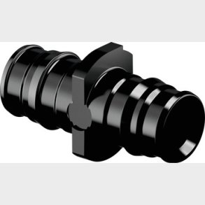 Uponor Q&E kopplingsnippel PPSU svart 20 mm