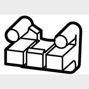 M22-XW - Kontaktbrygga (mittkontakt 3-stil