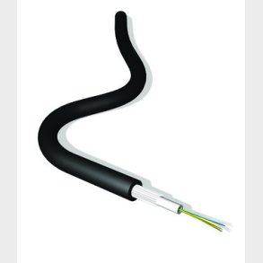 Fiberkabel Unitube 6XOS2 single mode Outdoor PE Svart