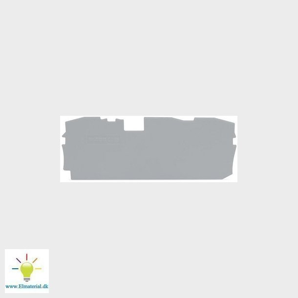 Ende- og mellemplade 1 mm, gr 2010-1391