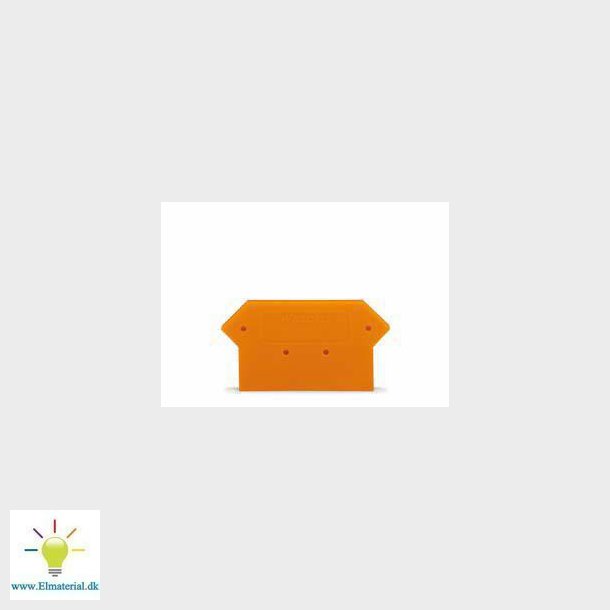 Ende-og mellemplade 16Q orange   283-317