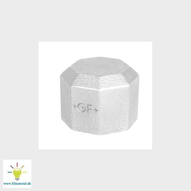 Slutmuffe galvaniseret 1/2