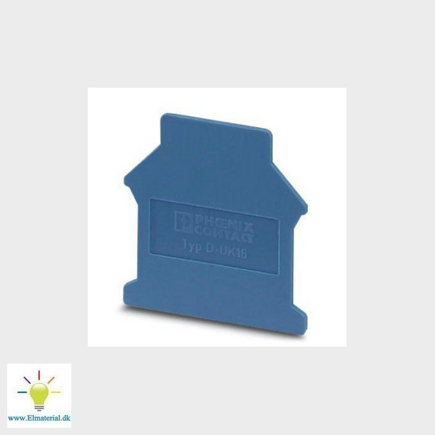 Endeplade D-UK 16 BU