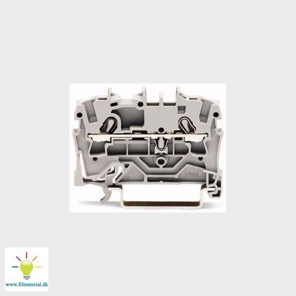 2-leder-gennemgangsklemme 1 mm2 gr
