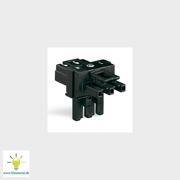 T-Stykke 3P 1Xhan/2Xhun Sort