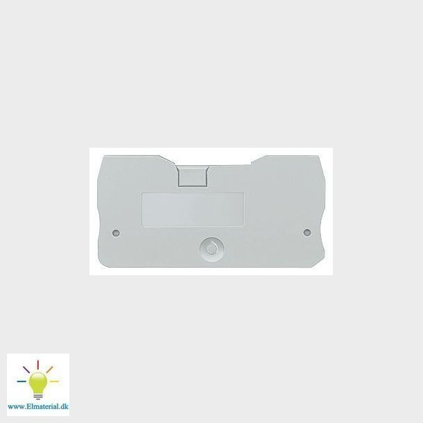 Endeplade gr 2,5MM2 8WH3000