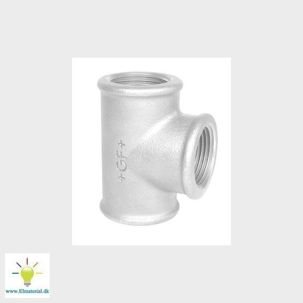 Tee galvaniseret 1/2